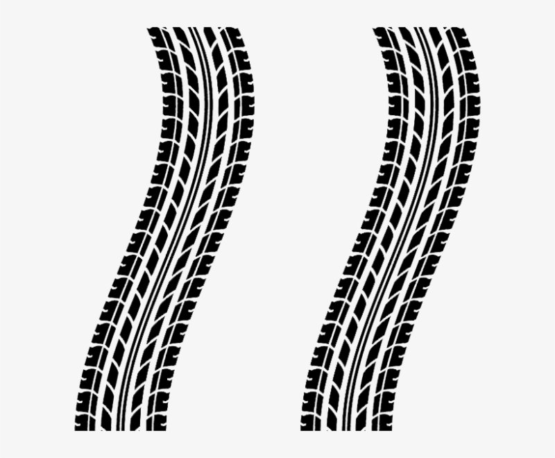 Отпечаток протектора шины