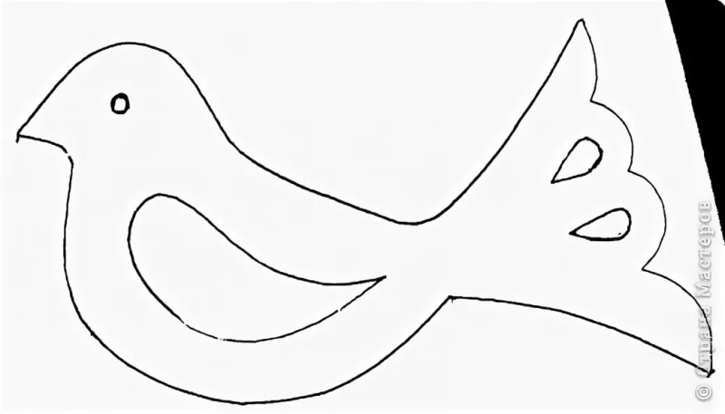 Шаблоны птиц для вырезания из бумаги