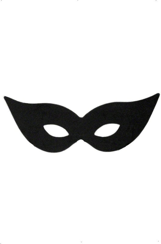Маска карнавальная черная