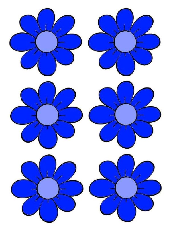 Цветы для вырезания