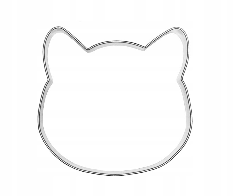 Трафарет кошачьей головы