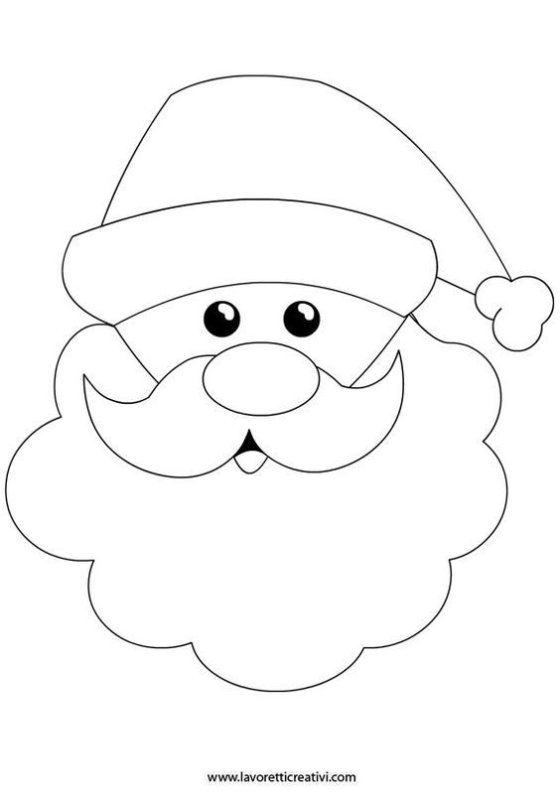 Лицо Деда Мороза