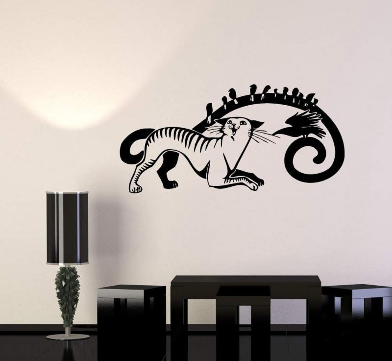 Интерьерная наклейка дракон