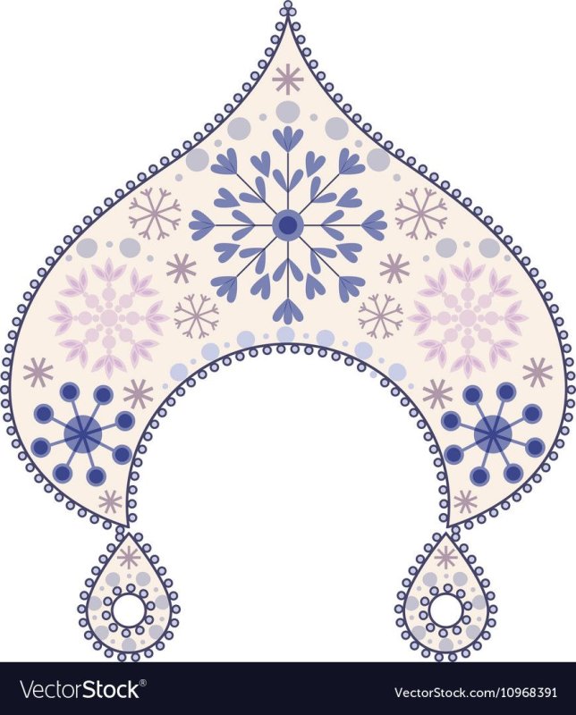 Кокошник эскиз