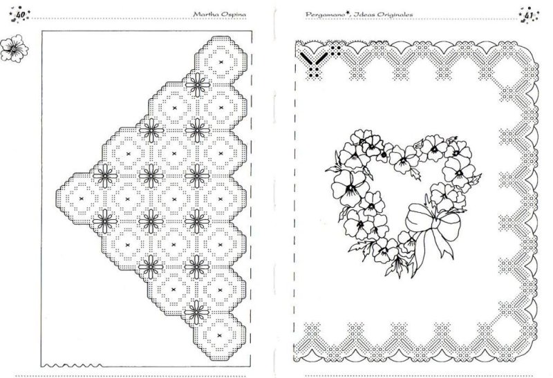 Трафареты для пергамано простые