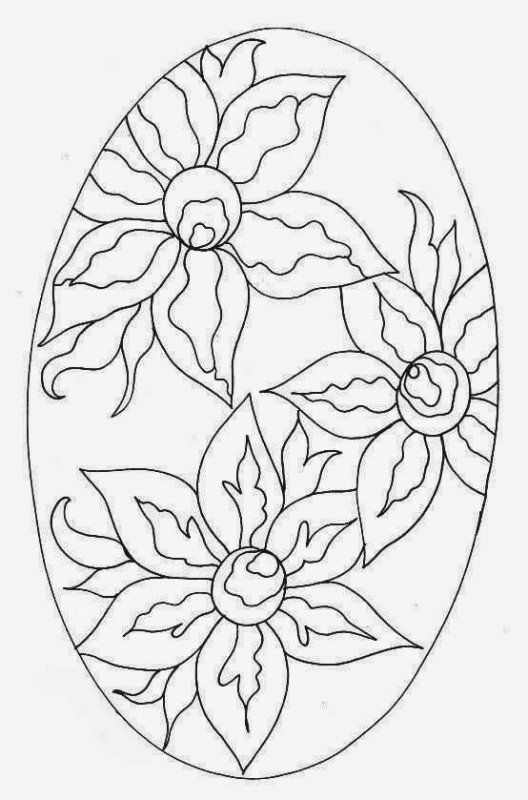 Трафареты для витражной росписи по стеклу