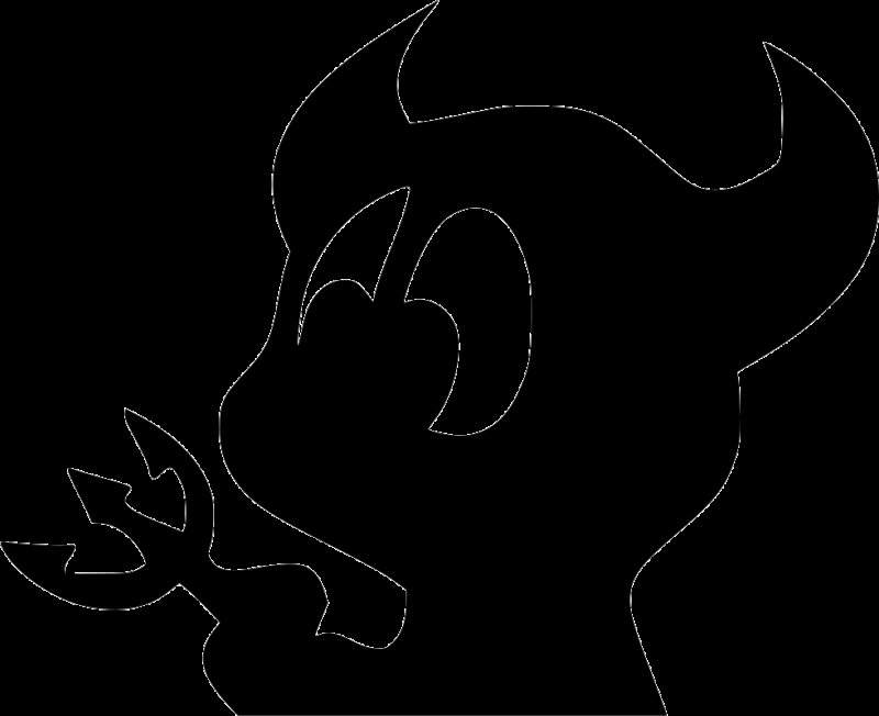 Мультяшный чертенок