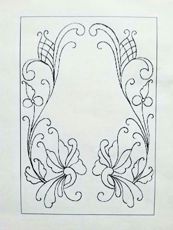 Трафареты пергамано для начинающих