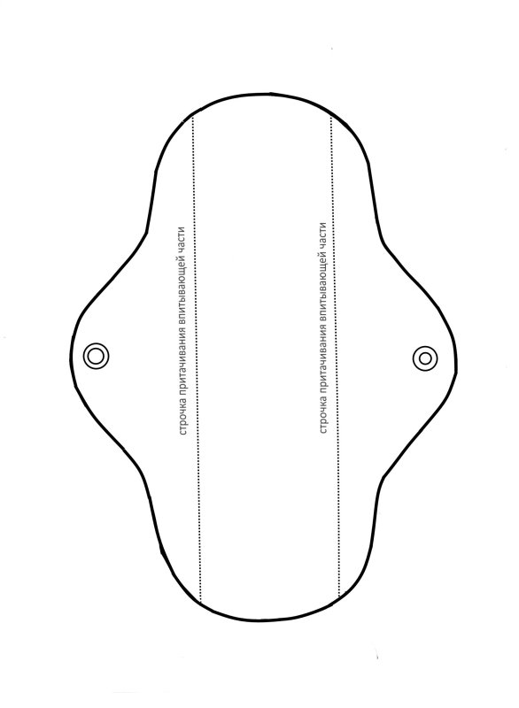 Лекала для пошива маски для сна