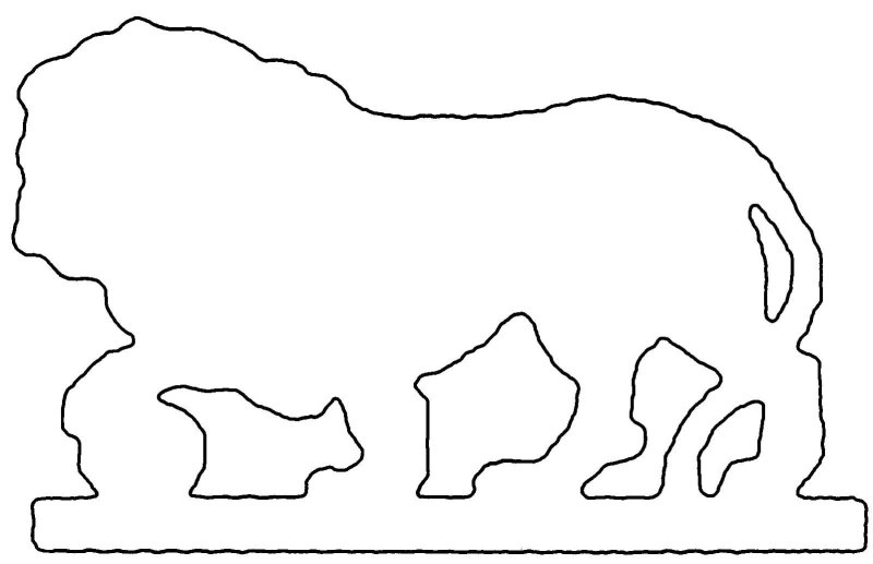 Силуэты Петербурга для вырезания