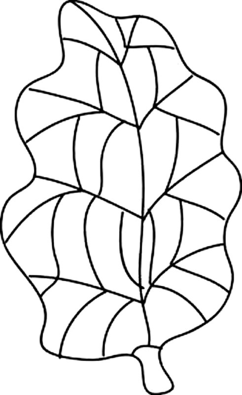 Трафарет для витража для детей