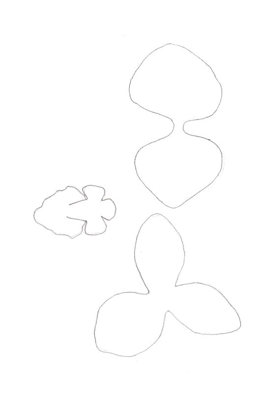 Цветок орхидеи из бумаги