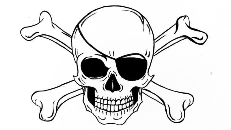 Череп пирата