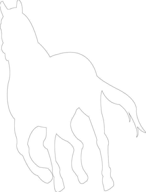 Вытынанки лошадь