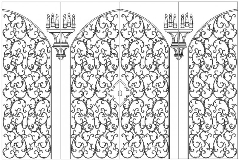 Орнамент арка