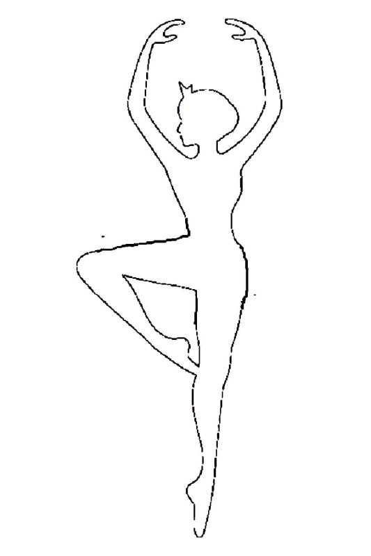 Снежинки балерины из бумаги шаблоны для вырезания