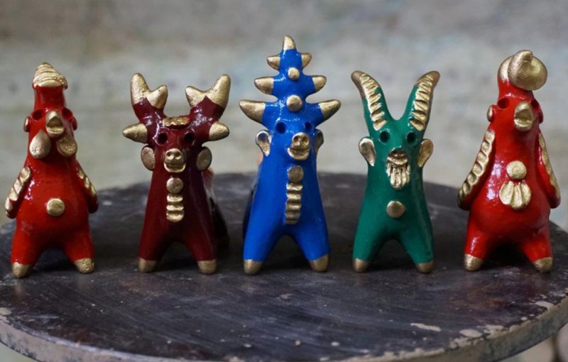 Абашевская глиняная игрушка 19 века