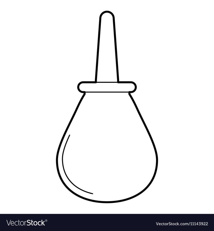 Клизма нарисованная