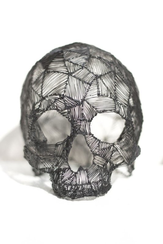 Череп 3д ручкой