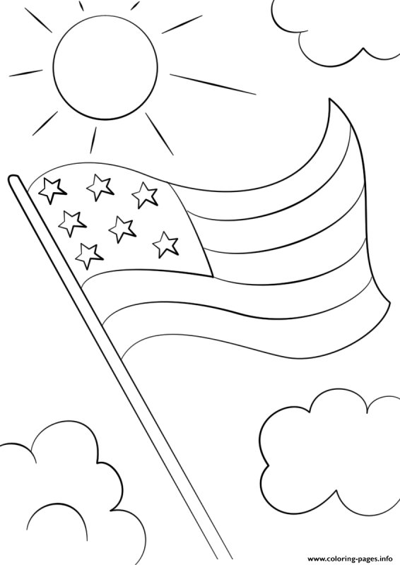 Флаг России раскраска для детей