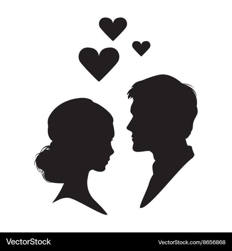 Парочка силуэт