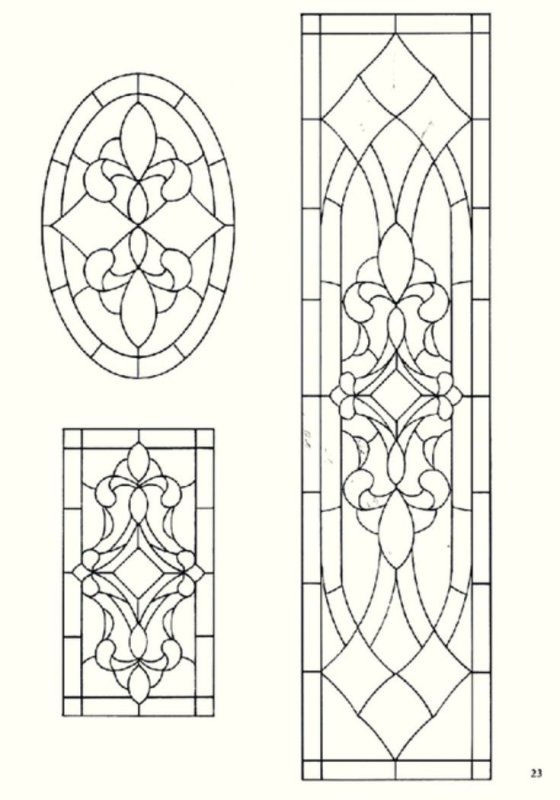Витраж трафареты для росписи