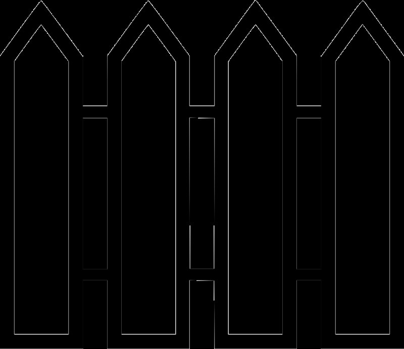 Забор для аппликации