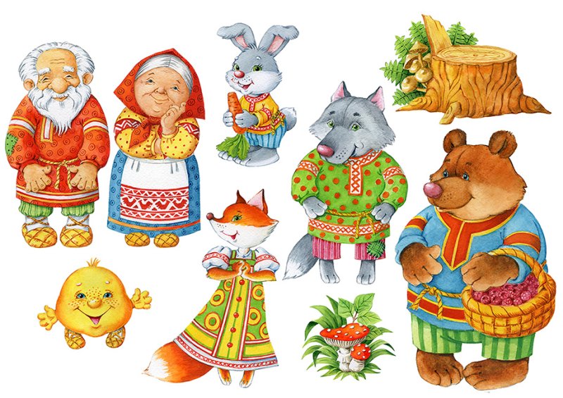 Кукольный театр Репка, Колобок,Теремок