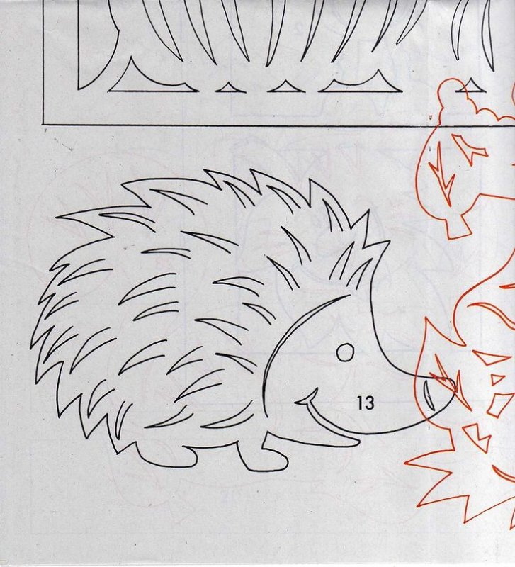 Вытынанки на осеннюю тему для детского сада