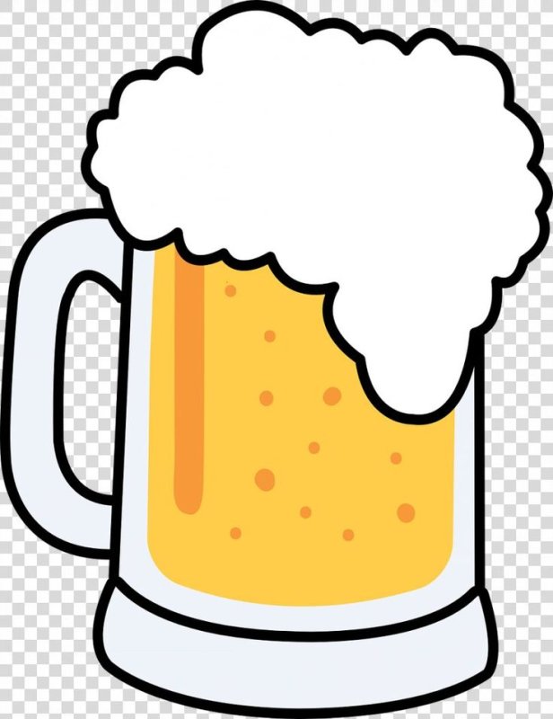 Кружка пива мультяшная