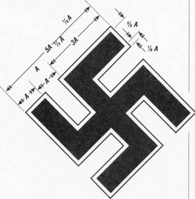 Символ свастики фашистской Германии