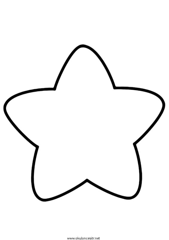 Трафарет звездочки из фетра