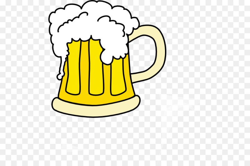Кружка пива без фона