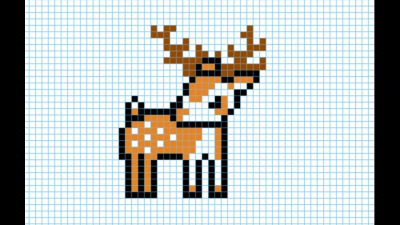 Рисунки по клеткам