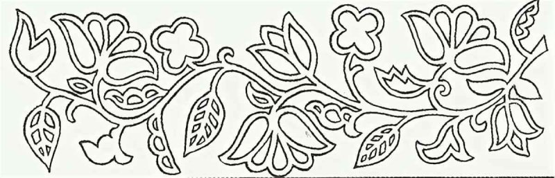 Трафарет ажурный