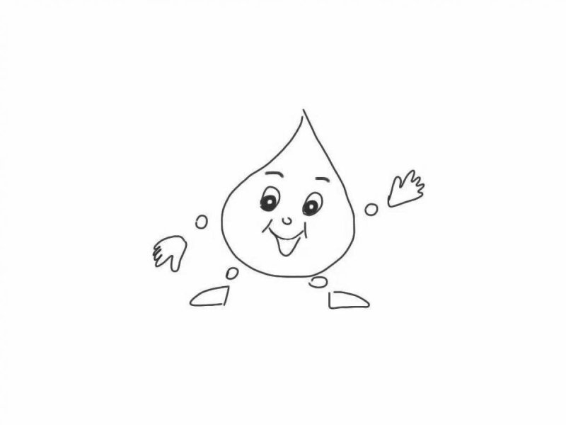 Капелька воды для детей раск