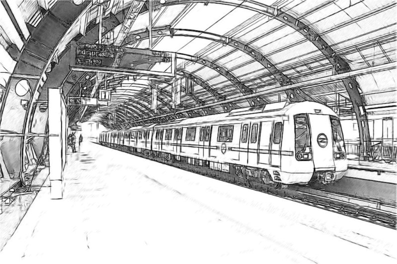 Раскраска метро