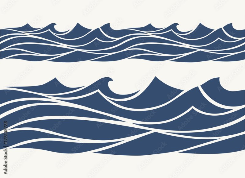 Волна контур