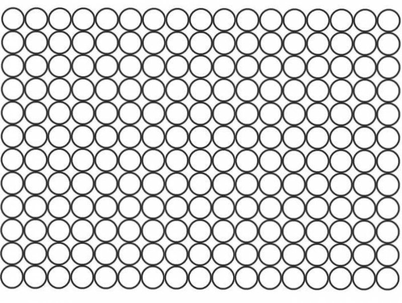 Сетка из кружочков