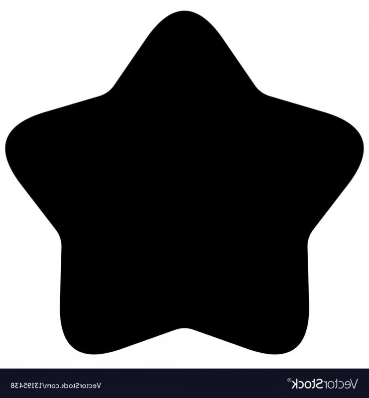 Звездочка с закругленными краями