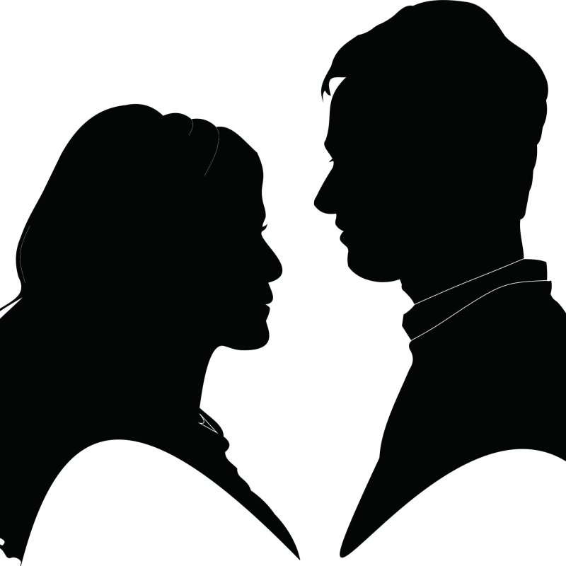 Мужской и женский профиль