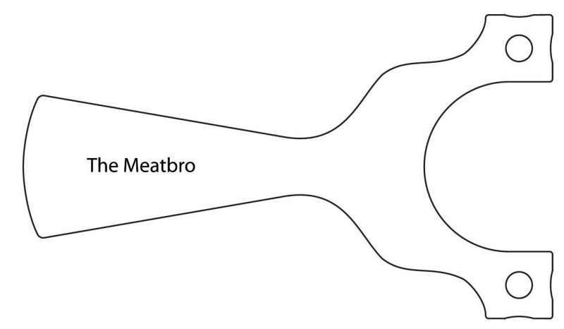 Трафарет рогатки