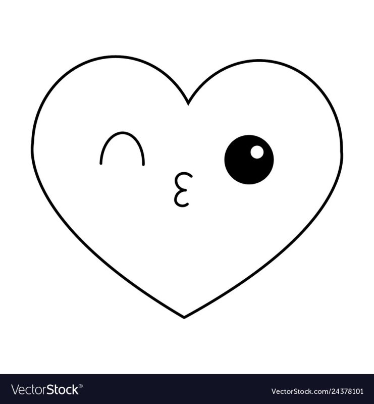 Маленькие сердечки для срисовки