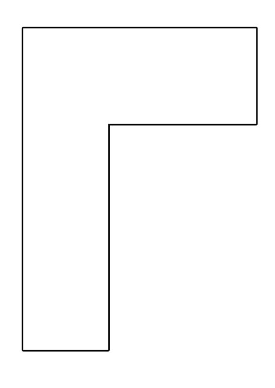 Контур буквы г