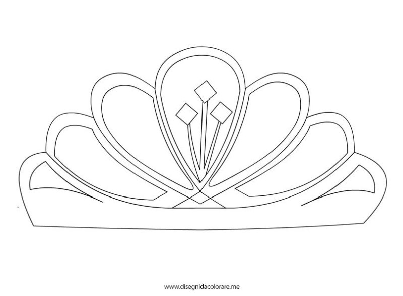 Диадема шаблон