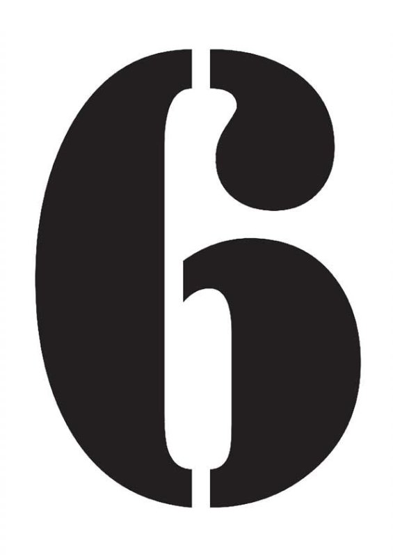 Трафарет "цифры"