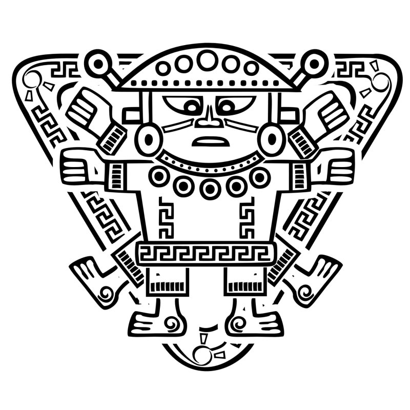 Орнаменты ацтеков Майя инков