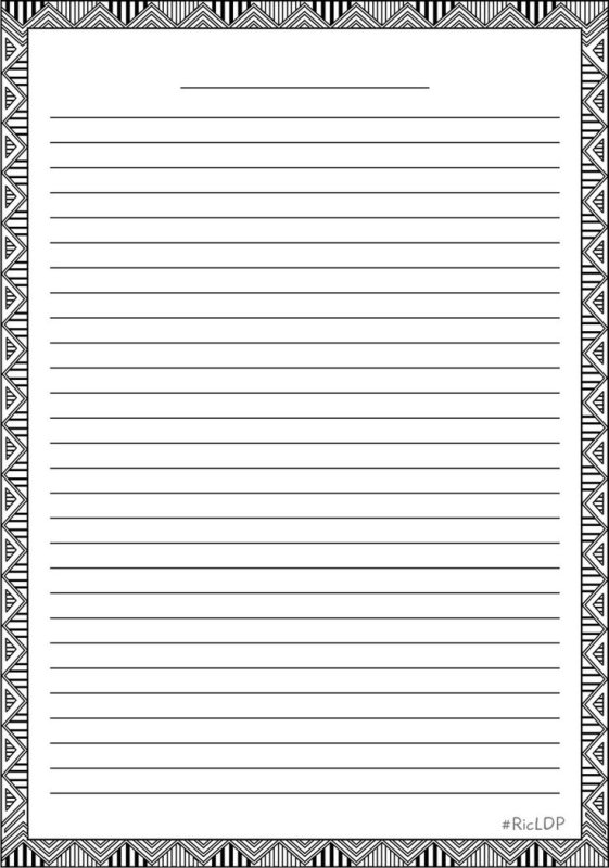Разлиновка Зебра лист а4