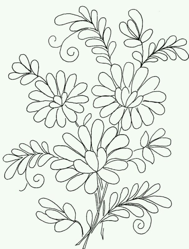 Вышивка гладью схемы