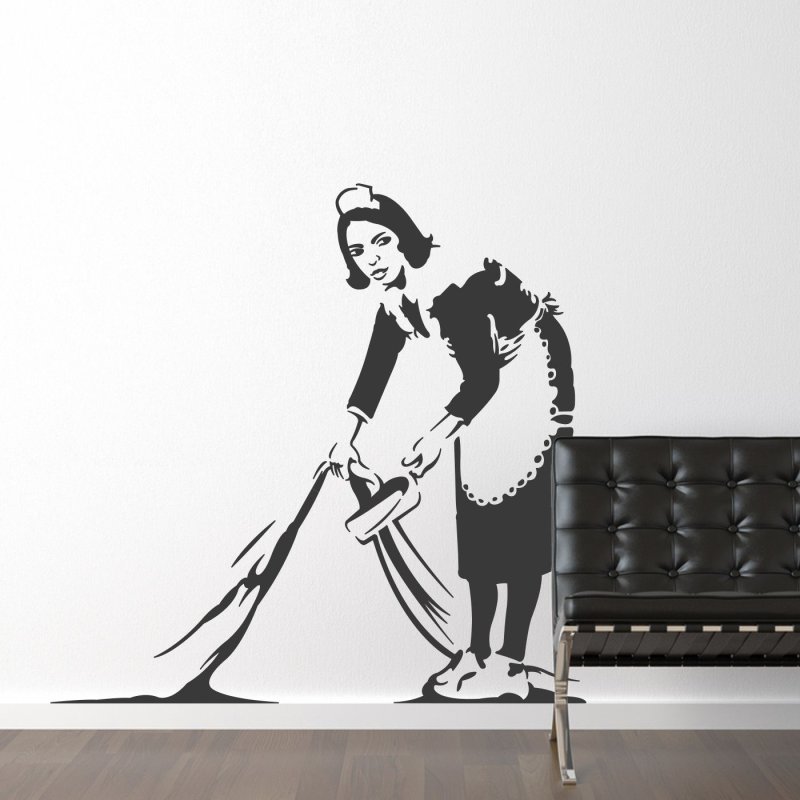 Трафарет в стиле Бэнкси